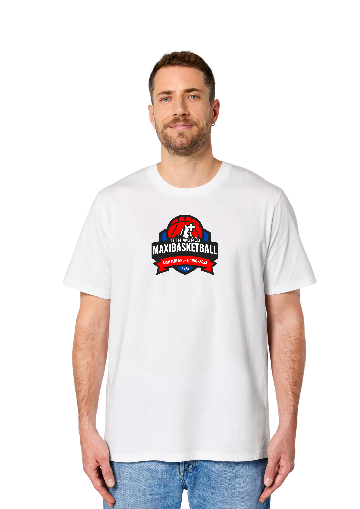 T-shirt blanc unisexe