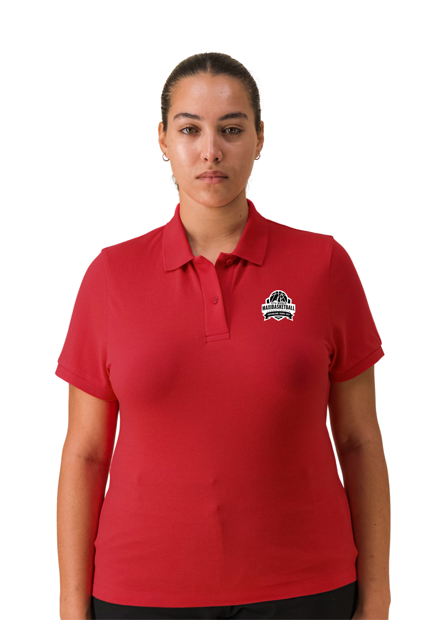 Polo rouge femme