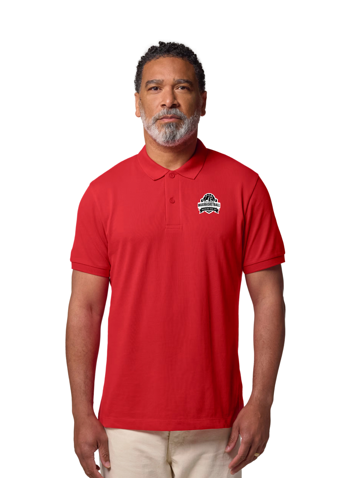 Polo rouge homme