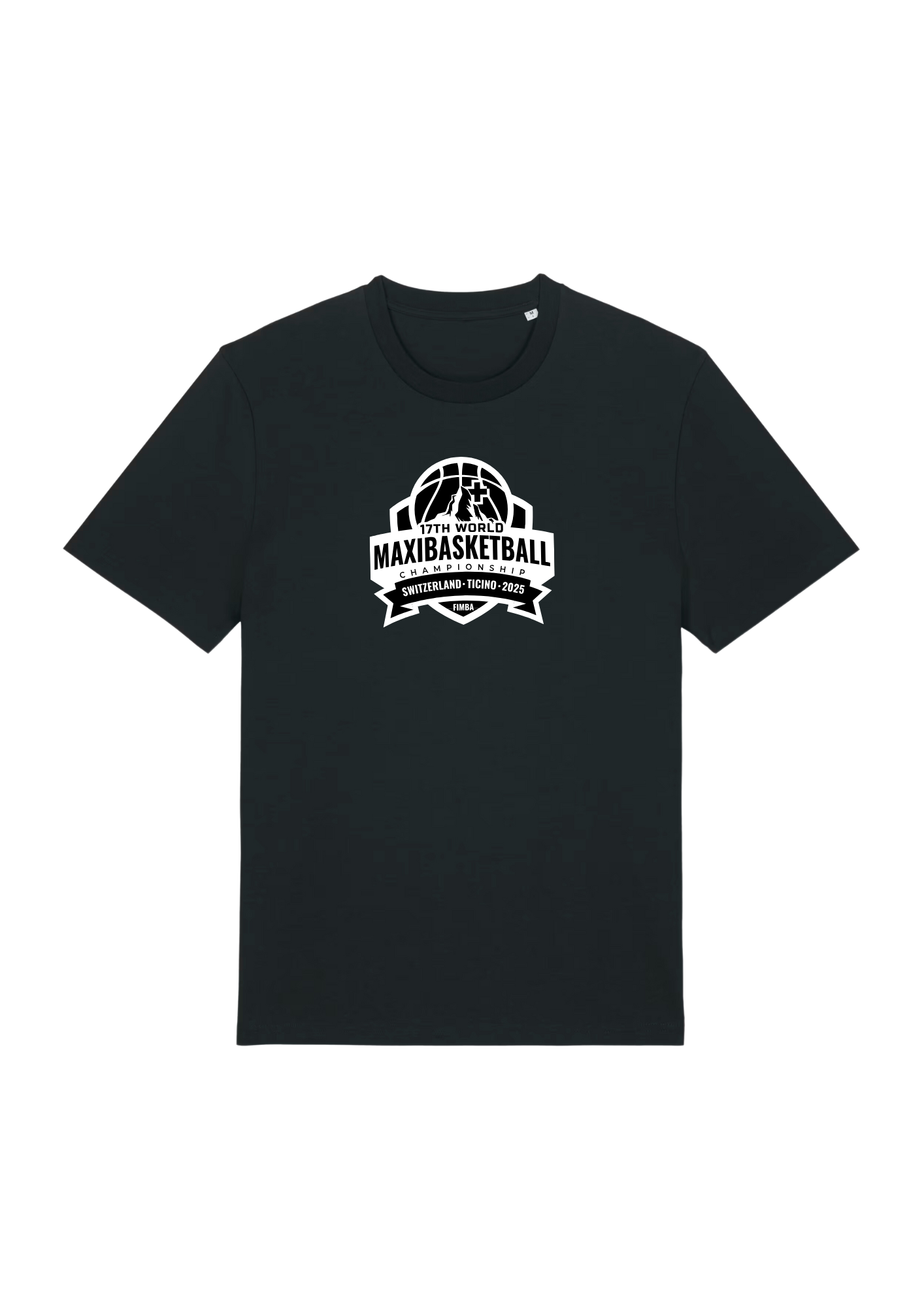 T-shirt noir unisexe