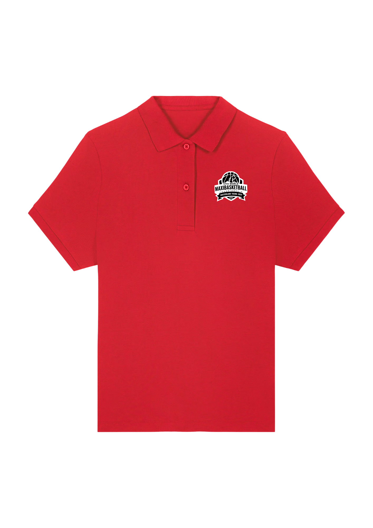 Polo rouge femme