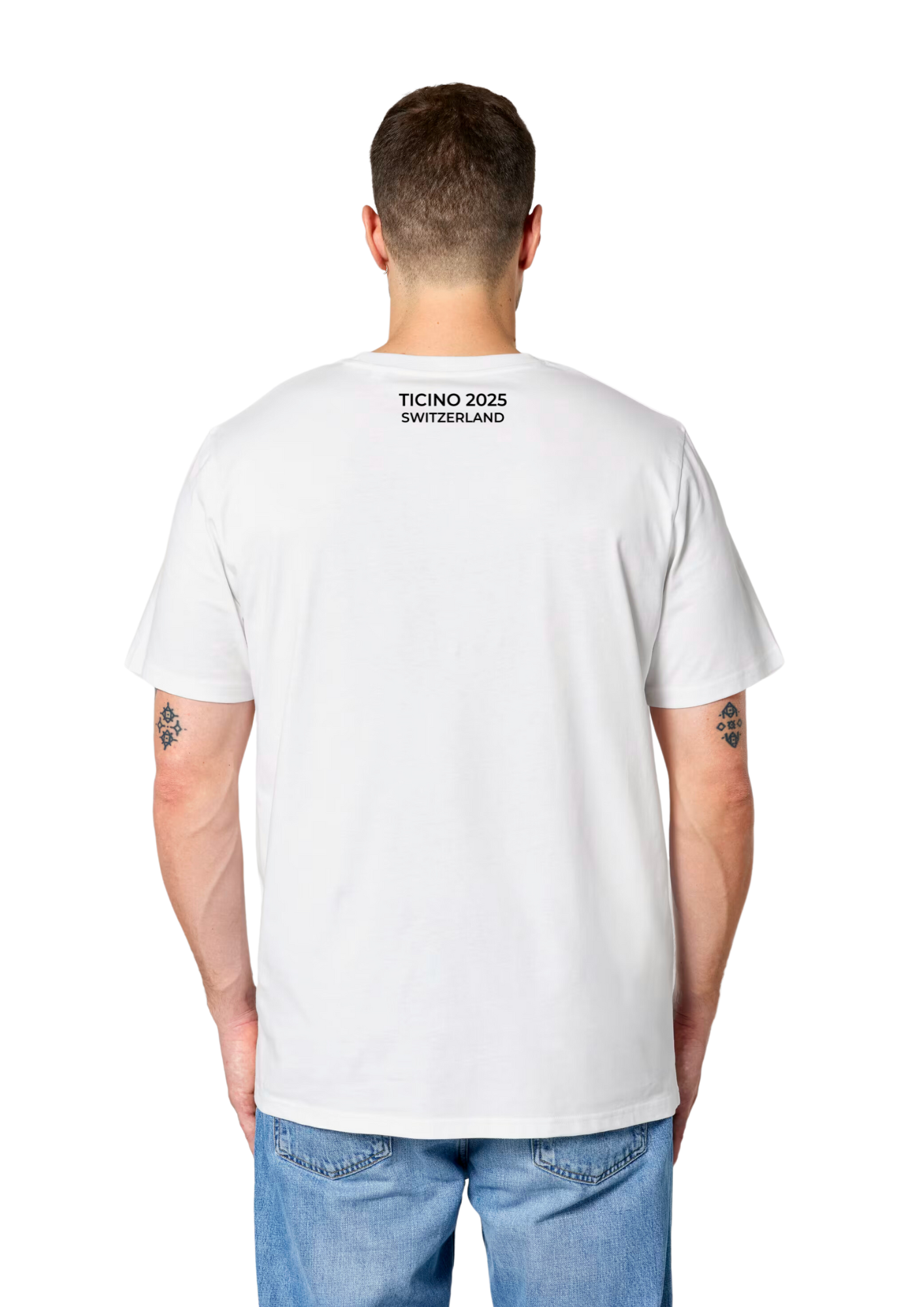 T-shirt blanc unisexe