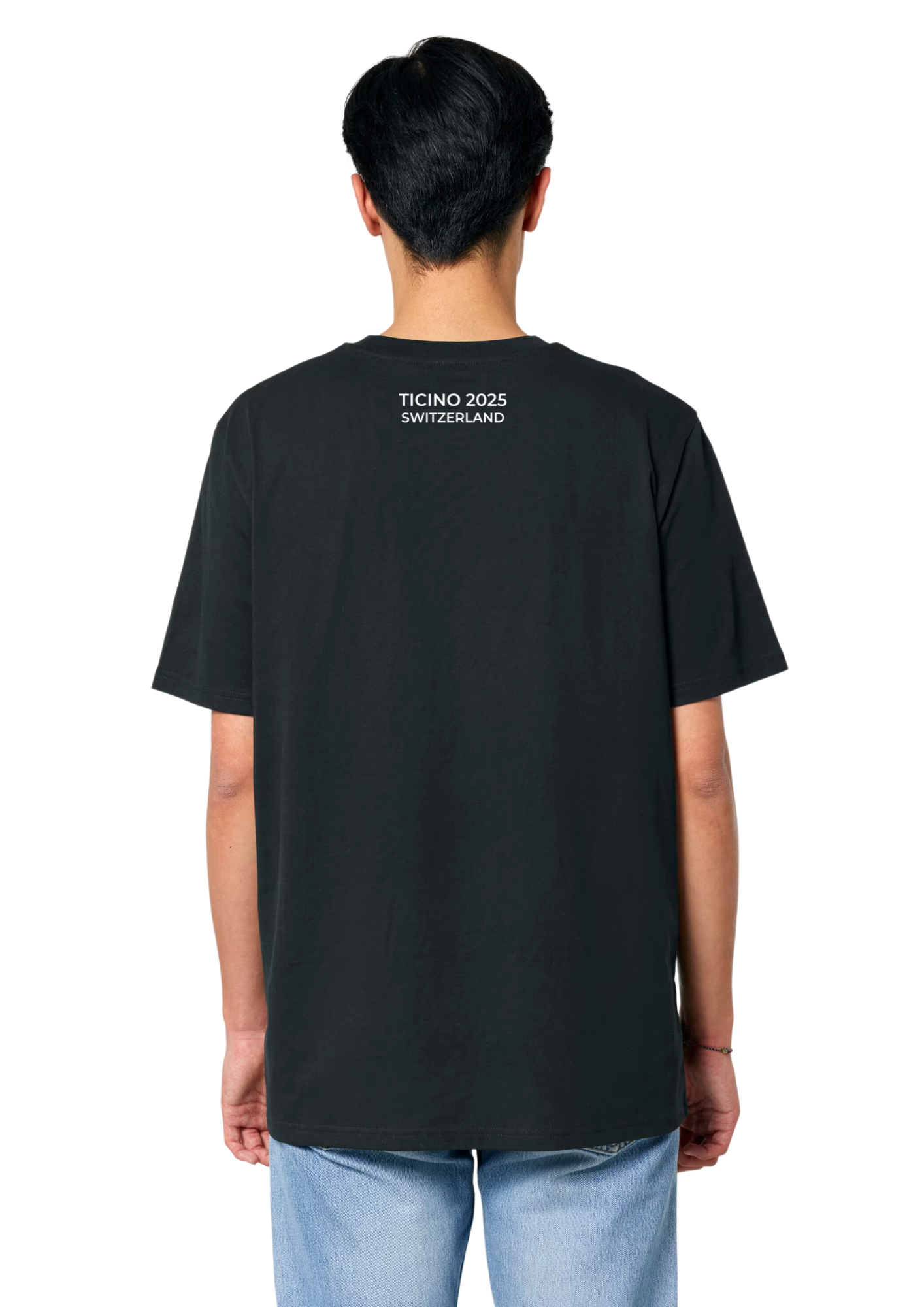 T-shirt noir unisexe