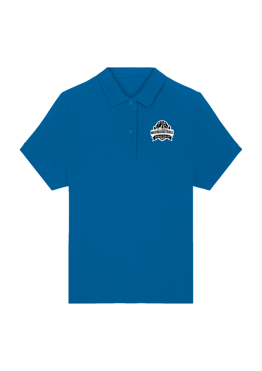 Polo bleu femme